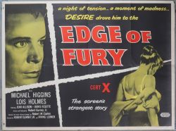 Edge of Fury - Original Movie Poster