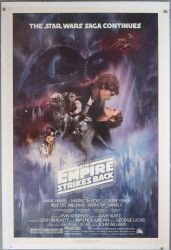 Empire Strikes Back (GWTW style) - Original Movie Poster