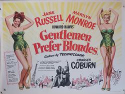 Gentlemen Prefer Blondes - Original Movie Poster
