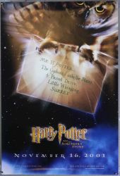 Harry Potter and the Philosopher's Stone (owl advance) - Original Movie Poster