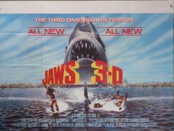 Jaws 3-D - Original Movie Poster