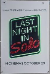 Last Night in Soho (lightbox style) - Original Movie Poster
