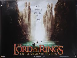 Lord of the Rings: Fellowship of the Ring (Argonath advance) - Original Movie Poster