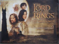 Lord of the Rings: The Two Towers (Christopher Lee Estate) - Original Movie Poster
