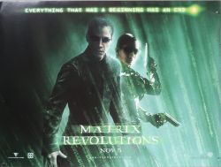 Matrix Revolutions (advance) - Original Movie Poster
