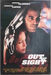 Out of Sight (int'l black style) - Original Movie Poster