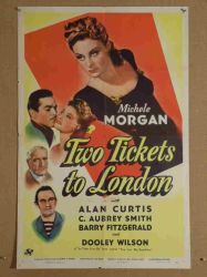 Two tickets to London - Original Movie Poster