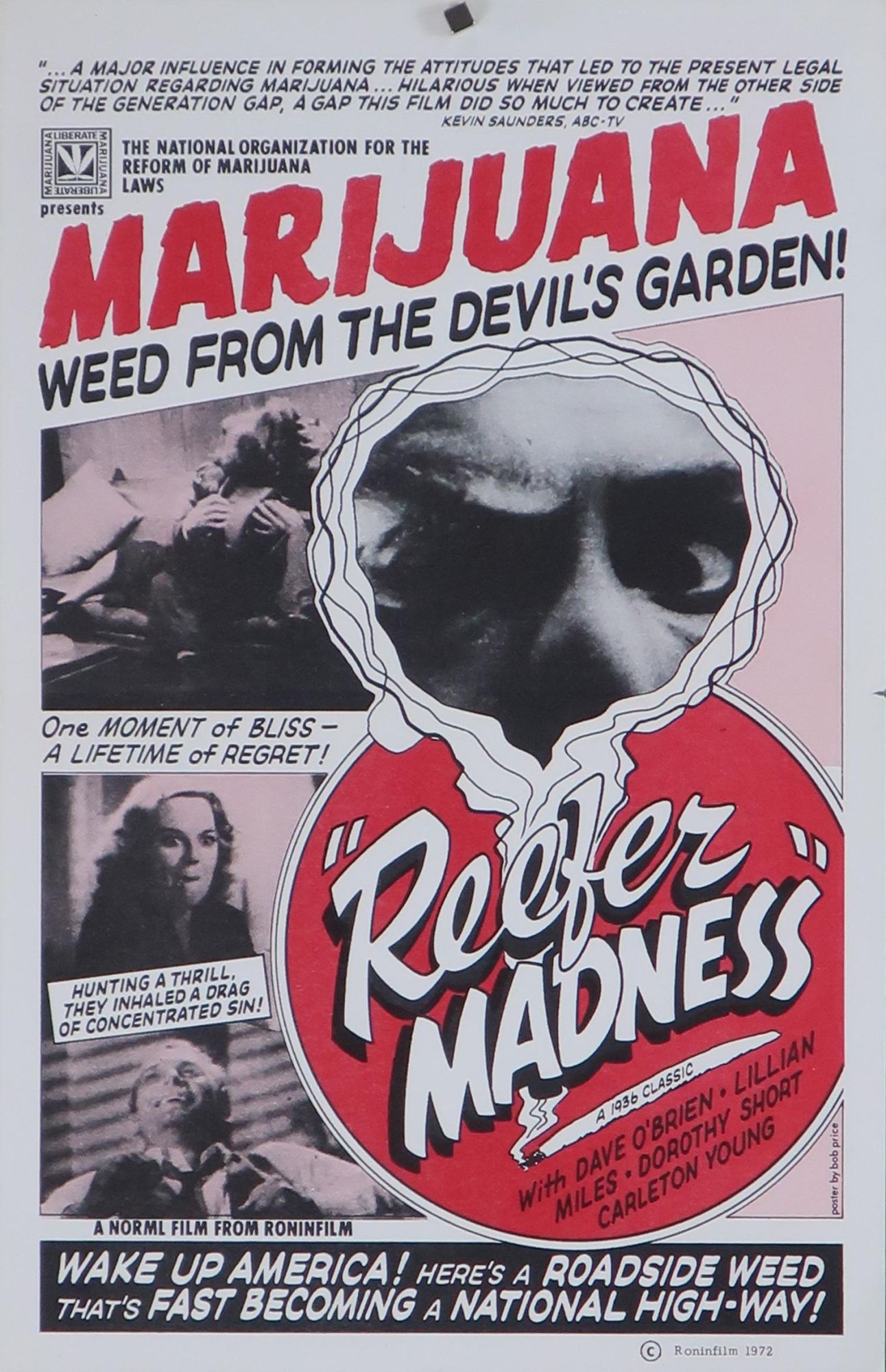 Reefer Madness (1936) Original US 17" x 22" movie poster